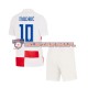 Koszulka Krótka dla Dzieci Reprezentacji Chorwacji Modrić Pierwszy strój Luca 10 Euro 2024