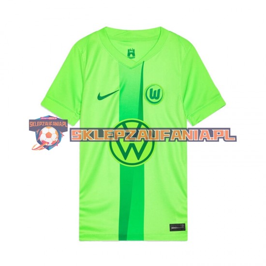 Koszulka Krótka Męska VfL Wolfsburg Pierwszy strój 2024-2025