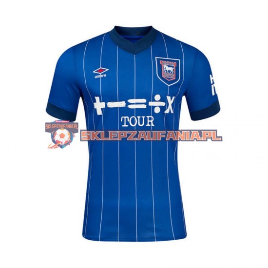 Koszulka Krótka Męska Pierwszy strój Ipswich Town 2024-2025