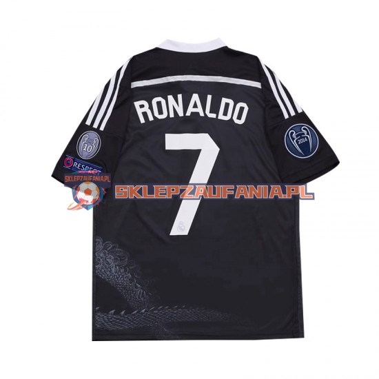 Koszulka Krótka Męska Real Madryt Trzeci strój Cristiano Ronaldo 7 Retro 2014
