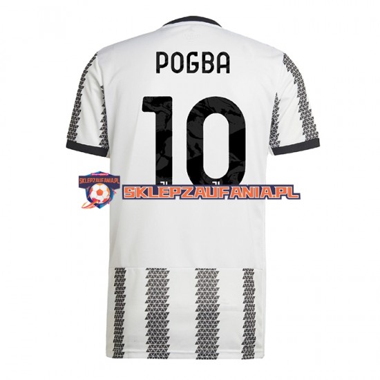 Koszulka Krótka Męska Juventus Pierwszy strój Pogba 10 2022-2023