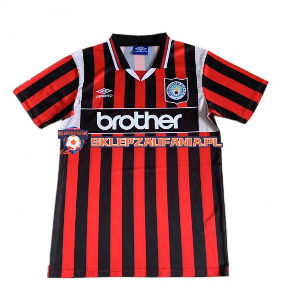 Koszulka Krótka Męska Manchester City Drugi strój Retro 1996