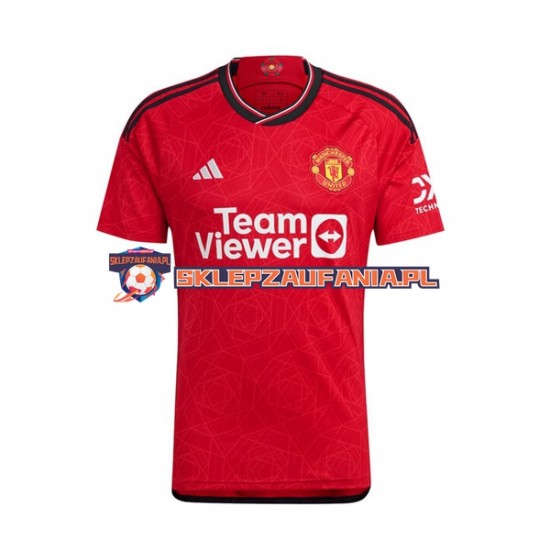 Koszulka Krótka Męska Manchester United Pierwszy strój Sancho 25 2023-2024