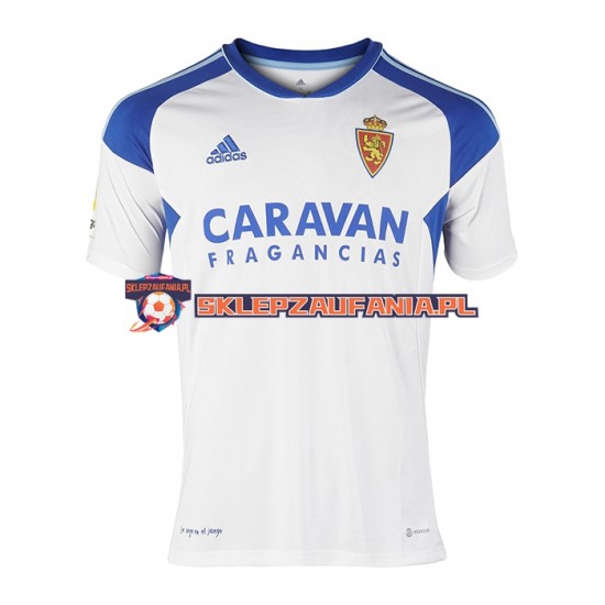 Koszulka Krótka Męska Real Zaragoza Pierwszy strój 2022-2023