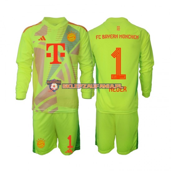 Koszulka Długi dla Dzieci Bramkarz Bayern Monachium Pierwszy strój Manuel Neuer 1 2024-2025