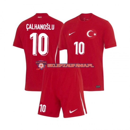 Koszulka Krótka dla Dzieci Reprezentacji Turcji Drugi strój Hakan Calhanoglu 10 Euro 2024