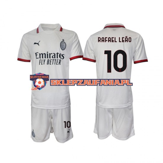 Koszulka Krótka dla Dzieci AC Milan Drugi strój Rafael Leao 10 2024-2025
