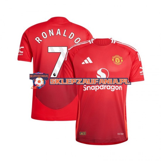 Koszulka Krótka Męska Manchester United Pierwszy strój Cristiano Ronaldo 7 2024-2025