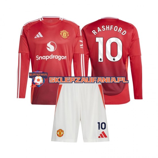 Koszulka Długi dla Dzieci Manchester United Pierwszy strój Marcus Rashford 10 2024-2025